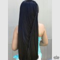 Прическа на длинные волосы